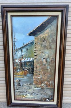 SIGNED BRIAN ROCHE ARTWORK - PAINTING 26"×16"