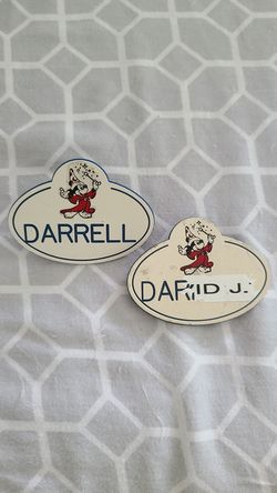 Disney name tags