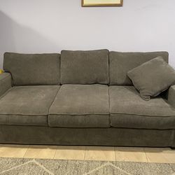 Couch And Love Seat - Grey- Good Condition. 