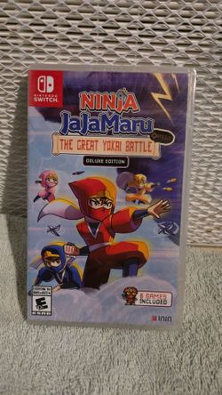 Ninja JaJaMaru: The Great Yokai Battle + Hell Deluxe Edition Nintendo Switch "FACTORY SEALED"