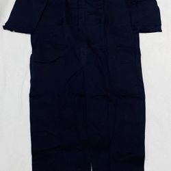 New Other Bulwark Men Navy 58-RG CEB2NV5 Flame Resistant Deluxe Coverall Excel 9oz