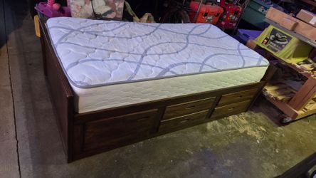 All Wood Captain's Bed