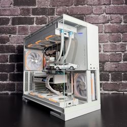 ❄️ Powerful White Gaming PC - Ryzen 5700x / RTX 3070 8GB / DDR4 32GB / SSD 1TB / Liquid Cooling