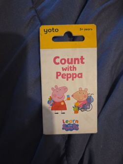Brand new half price  count with peppa yoto