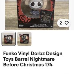 Funko Vinyl Dorbz Design Toys Barrel Nightmare Before Christmas 174