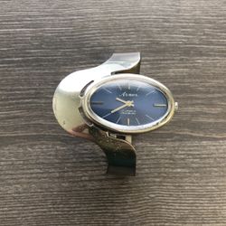 Antique Swiss Arnex women’s deco style sterling silver case & band wrist watch - 17 jewel