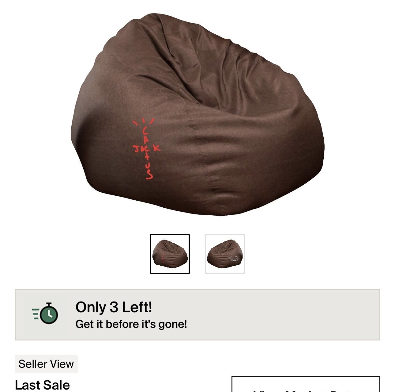 Travis Scott Cactus Jack Bean Bag Brand New $300