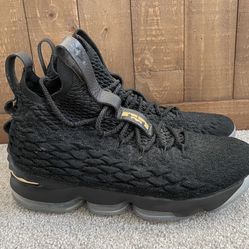 Nike Lebron 15 Metallic Gold Mens Size 9 