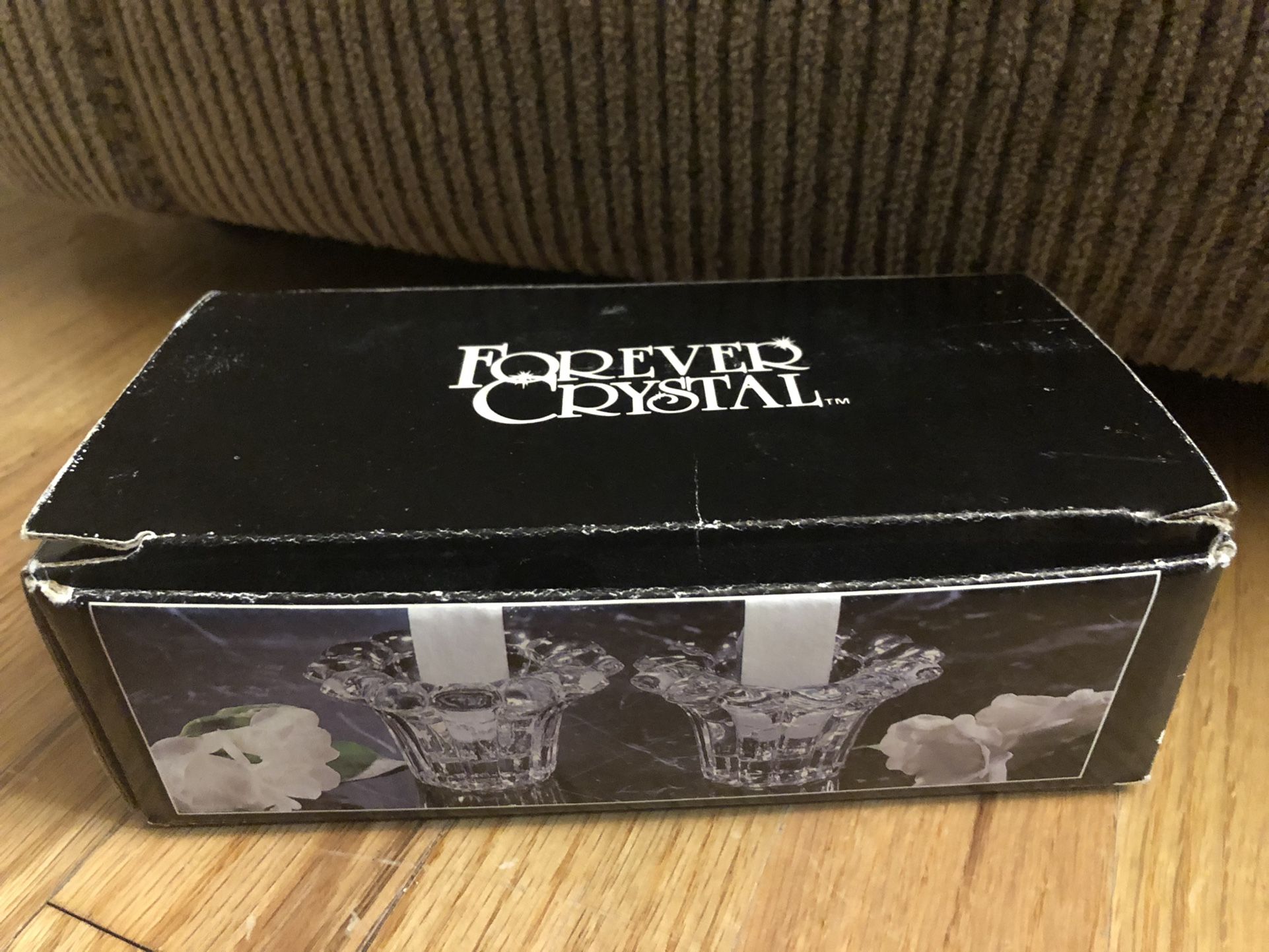 Forever Crystal Candlestick Votive Holders Candle Set 315160