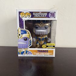Thanos glow in the dark entertainment earth Funko pop exclusive