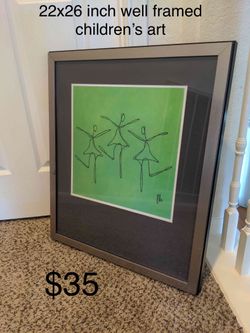 Framed Children’s Art