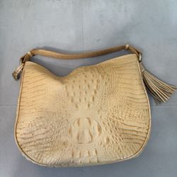 Brahmin Yellow Kathleen Shoulder Purse