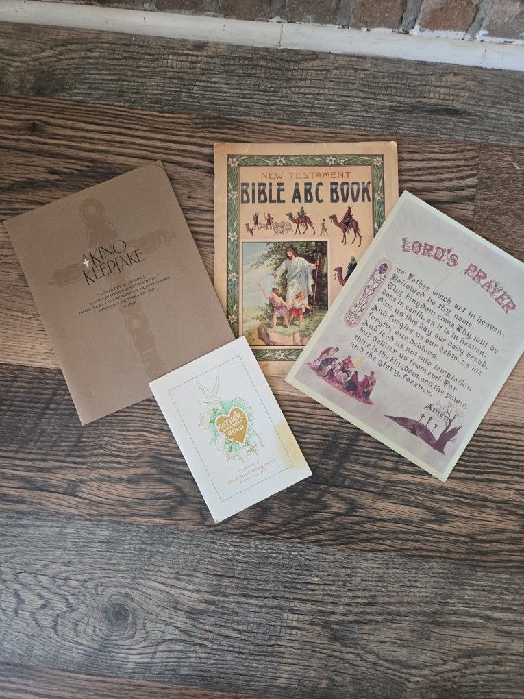 Vintage Religious Paper Items
