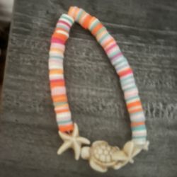 Clay Beads Sea Shell Bracelet 