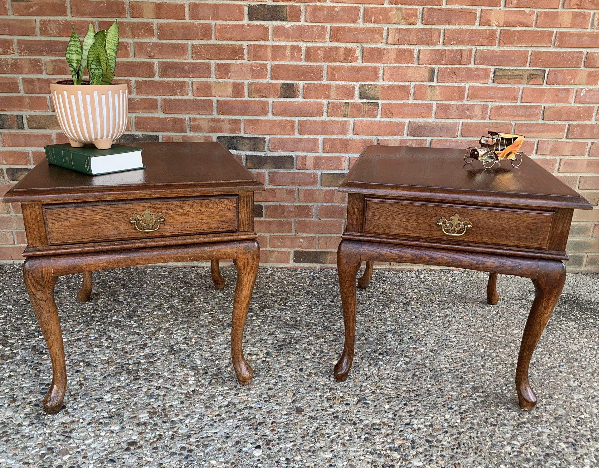 Mid Century Matching Side Tables 