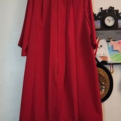 Graduation Red Gown
