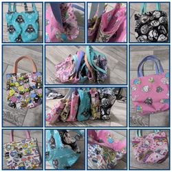 Homemad small tote bags