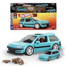 Hot Wheels Mattel Brick Shop Speed Series Custom '90 Honda Civic EF The Hot Ones