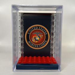 Collectible Force Pack Minifig Display Case For Lego United States Marine Corps