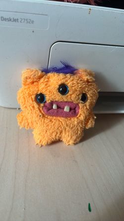 Orange Monster Plush Stuffed Toy