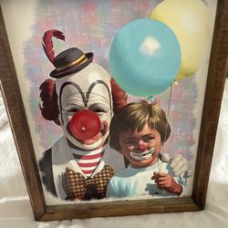 Musical box clown art