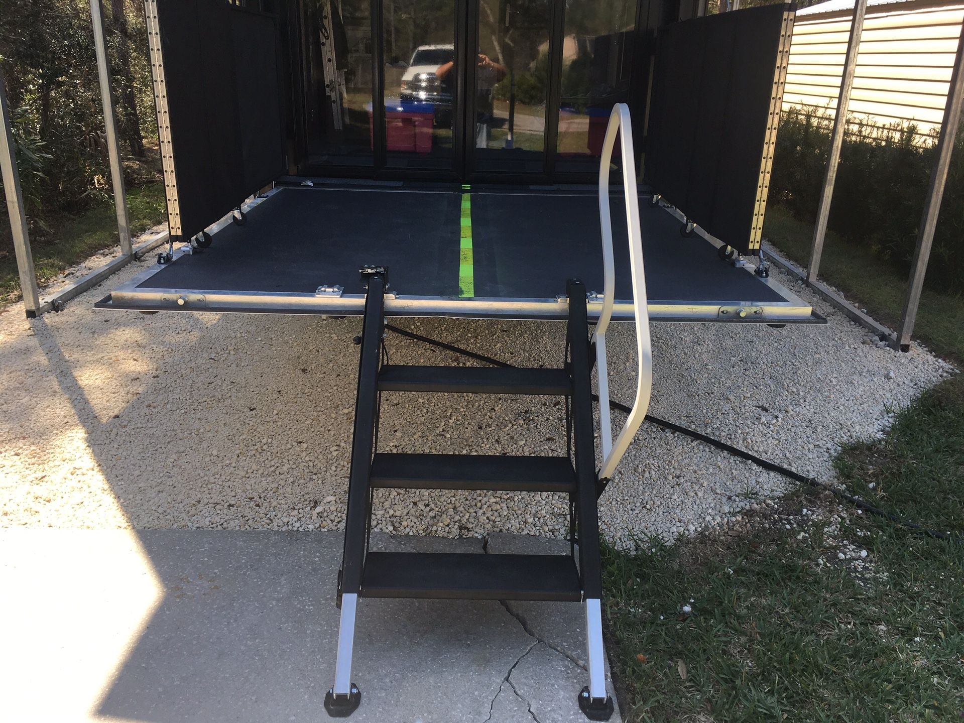 Steps for Toy Hauler Ramp