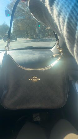 Brown Coach handbag