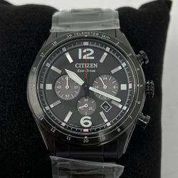 Citizen Men's Eco-Drive Sport Casual Watch Black