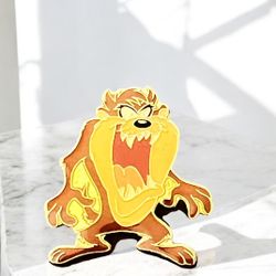 Tazmanian Devil Clutch Back Pin Warner Brothers Looney Tunes 1993