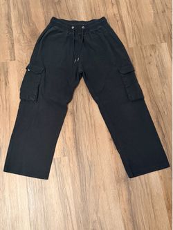 Dikotomy-Co. Black Baggy Cargo Pants - Large