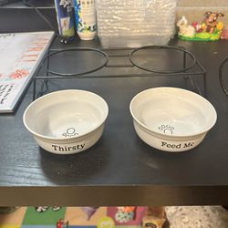Dog bowls