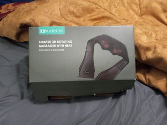 MARNUR/Shiatsu 3D Rotating Massager Whit Heat