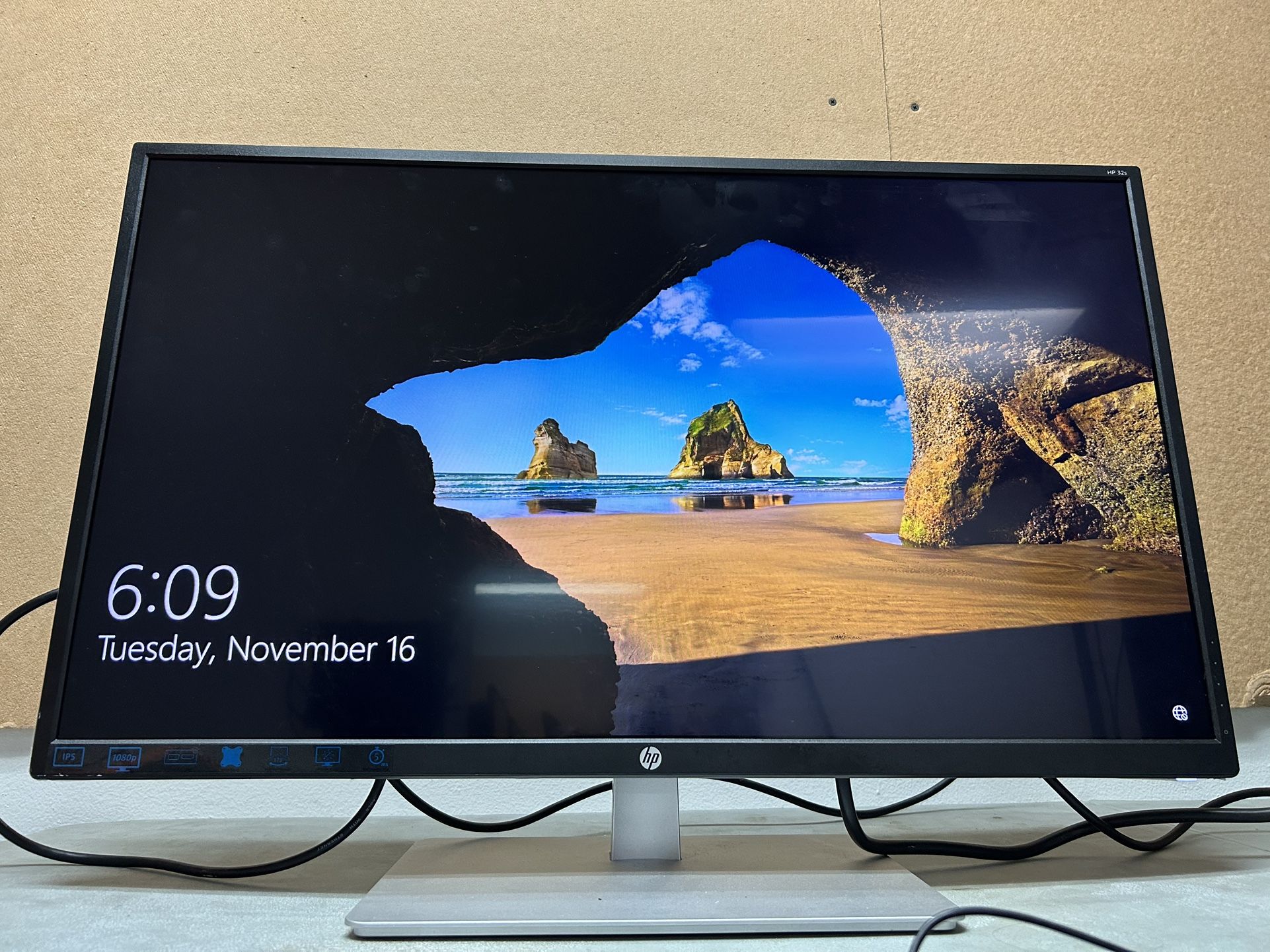 Set of 5 HP 32s 31.5” FHD Monitors – 1080p, HDMI/DisplayPort, 5ms Response | Clean + Tested
