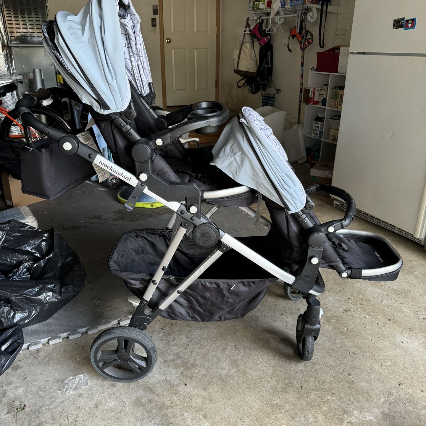 Mockingbird Stroller Britax Car Seat Double Stroller How Do You Turn Your  Single-to-Double Stroller