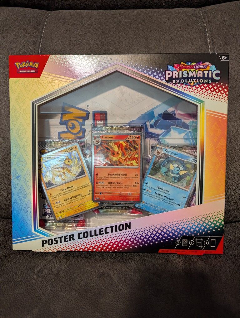 Prismatic Evolutions Poster Collection Pokemon