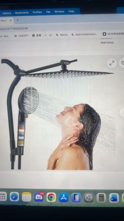 An shower head with spray combo