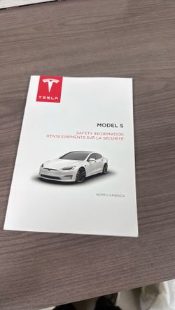 Tesla Model S Safety Information Booklet