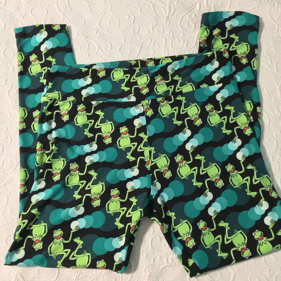 New Lularoe Kermit the Frog Leggings for Sale in Shawnee KS OfferUp