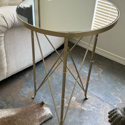 Home Goods Small Mirrored Side Table