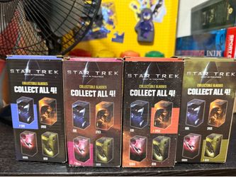 Star Trek Collectible Glasses – Complete Set of 4