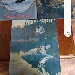 Very Nice Old Vintage Tin Signs