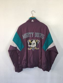 ANAHEIM MIGHTY DUCKS JERSEY NHL HOCKEY STARTER MENS SIZE L