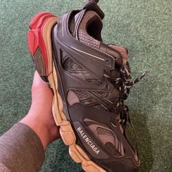 Size 11 - Balenciaga Track Black Grey Red 