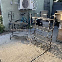 Container Store Industrial Metal Shelves