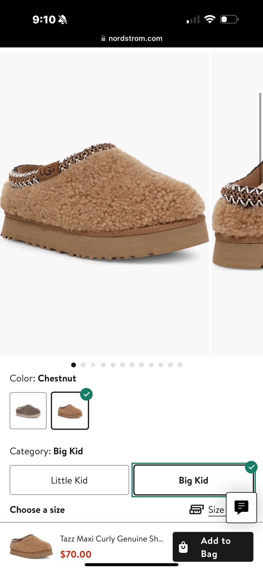 Ugg Tazz Maxi Curly Genuine Shearling Slipper
