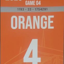 Orange Parking Pass - Dolphins 