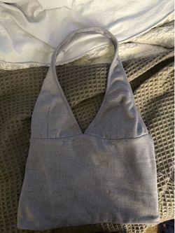 Grey/Blueish Halter Top