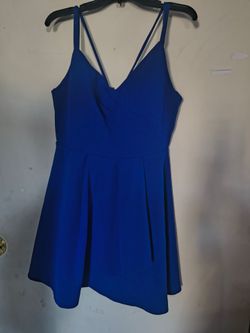 Blue dress