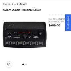 aviom personal mixer 