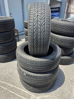 235 55 20 SET OF 4 BRIDGESTONE (S235)  DUELER HP AS 80% TREAD 30 DAY WARRANTY
